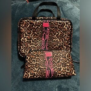 Victoria’s Secret hanging toiletry bag and small makeup bag